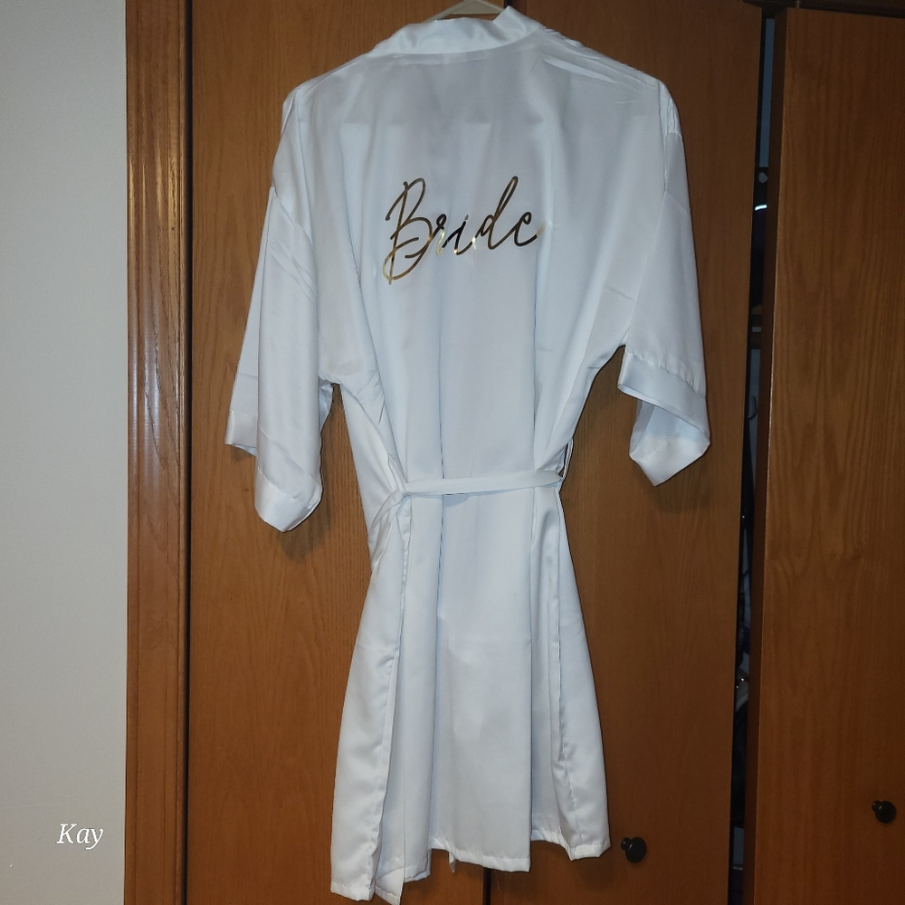 White Bride Robe